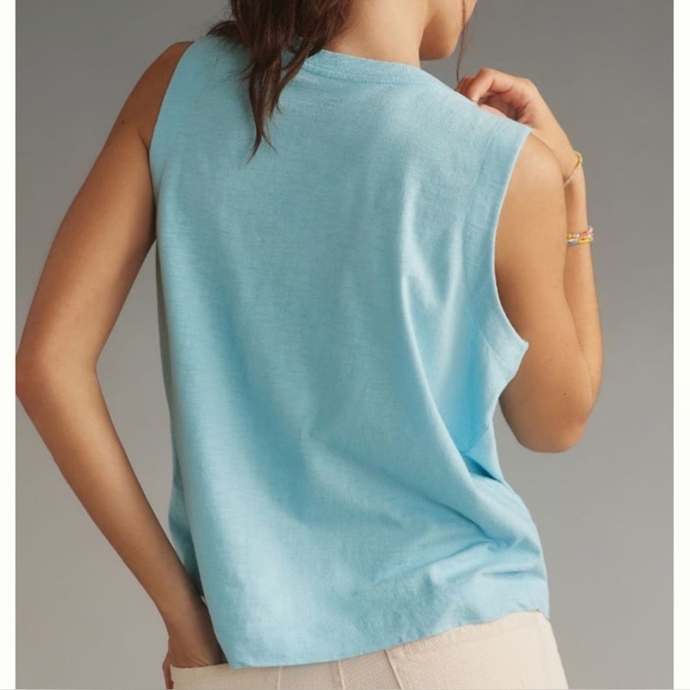 Anthropologie x Ty Willams boxy summer graphic tank - Picture 3 of 5